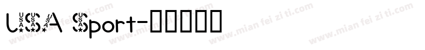 USA Sport字体转换